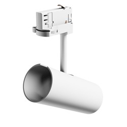 Track spotlight Madara Libra GU10 IP20, three-phase, white – photo 6