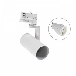 Reflektor LED na szynoprzewód Madara Circuits GU10 IP20, trójfazowy, biały – zdjęcie 6