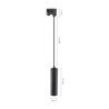 Spot sur rail Madara GU10 IP20 triphasé suspendu noir – photo 2