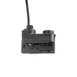 Track spotlight Madara GU10 IP20, three-phase, suspended, black – photo 9