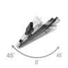 Spot LED sur rail Optibar 12-42 W 90° IP20 CCT (température réglable) noir – photo 2