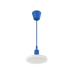 Lampa wisząca LED Albene 18 W 3000 K IP20, niebieski – zdjęcie 2
