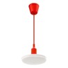 LED pendant light Albene 24 W 3000 K IP20, red