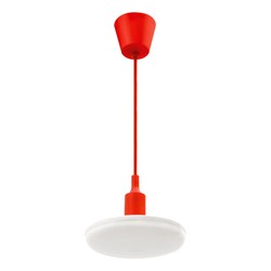 LED-pendellampa Albene 24 W 3000 K IP20, röd – foto 2