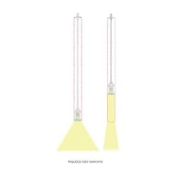 Hanglamp Chloe GU10 IP20, hangend, richtbaar, wit – foto 6