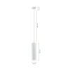 Candeeiro suspenso Madara GU10 IP20, suspenso, branco – foto 5