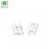 Mounting kit, pack of 2, surface-mounted, for Allday
