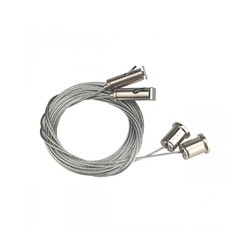 Abhängeset Galvanized, 2er-Pack, Aluminium – WOJ+07186