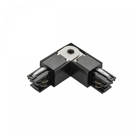 Conector SPS 2, lado esquerdo, em L, orientável, preto