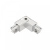 Conector SPS 2, lado esquerdo, em L, orientável, branco
