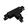 Connector SPS 2, left-hand, T-shaped, black