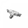Conector SPS 2, lado esquerdo, em T, orientável, branco