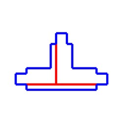 Kontakt SPS 2, höger, T-form, svart – foto 2