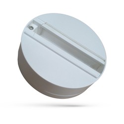 Adapter SPS 2 Monopoint, three-phase, fixed, white – WOJ+04974