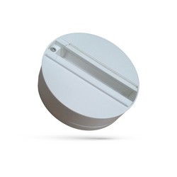 Adaptador SPS 2 Monopoint, trifásico, fixo, branco – WOJ+04974 – foto 2