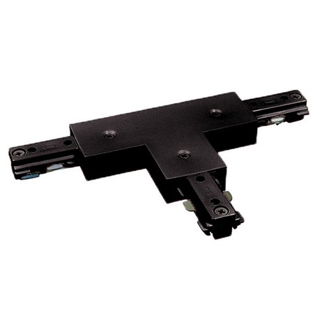 Connector SPS, left-hand, T-shaped, single-phase, black
