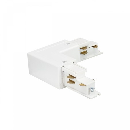 Conector SPS, lado esquerdo, em L, DALI, orientável, branco