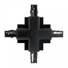 Connector SPS, recessed, black