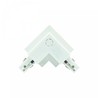 Connector SPS, left-hand, L-shaped, recessed, white – photo 2
