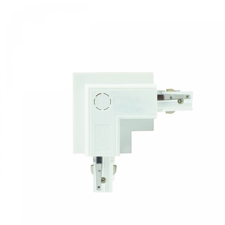 Connecteur SPS côté droit en L encastrable blanc