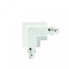 Conector SPS, lado derecho, en L, empotrable, blanco