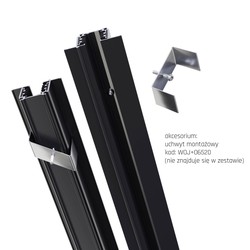 Rail SPS triphasé encastrable noir – WOJ+06491 – photo 3