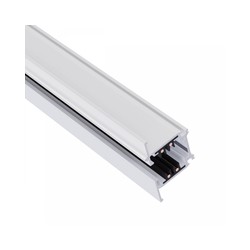 Calha eletrificada SPS, trifásico, de encastrar, branco – WOJ+06492 – foto 3