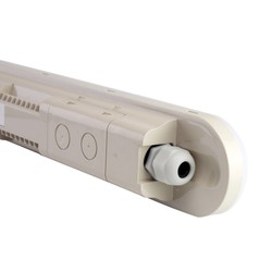 Regleta LED estanca Limea Connect 50 W 6000 K IP65 1200 mm, gris
