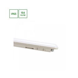 Пылевлагозащищённый светодиодный светильник Limea Connect 50 W 4000 K IP65 1200 mm, серый – фото 2