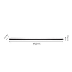 Waterdichte LED-armatuur Limea Gigant 52 W 4000 K IP65 1500 mm, zwart