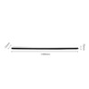 Régua LED estanque Limea Gigant 52 W 4000 K IP65 1500 mm, preto