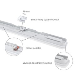 Luminaire LED industriel Limea 50 W 6000 K IP65 – photo 3