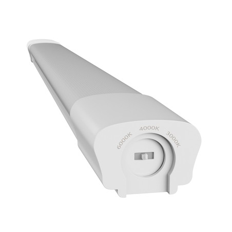 Réglette LED étanche Limea Select 18 W IP65 600 mm CCT (température réglable) blanche