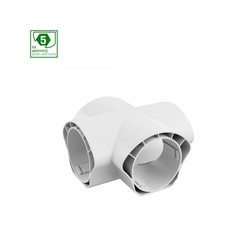 Connector Limea Vario, X-vorm, wit
