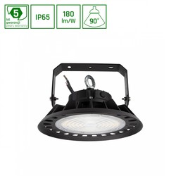 LED-armatur för höga tak Plateo 3 100 W 4000 K IP65, DALI, svart – foto 4