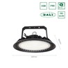 LED-Hallenstrahler Plateo 3 200 W 4000 K IP65, DALI, schwarz – Foto 7