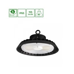 Campana LED high bay Plateo 4 100 W 6500 K IP65, nero – foto 3