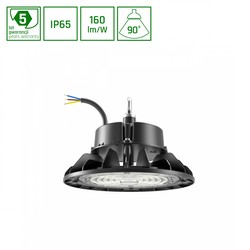 LED-hallampenarmatuur Plateo 4 55 W 4000 K IP65, zwart – foto 2