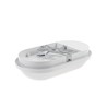LED-Leuchte Technic 20 W 4000 K IP54, mit Bewegungsmelder, oval