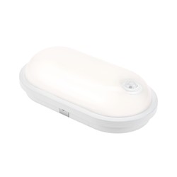 LED-armatur Technic 20 W 4000 K IP54, med rörelsedetektor, oval – foto 8
