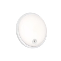 LED luminaire Technic 20 W 4000 K IP54, with sensor, round
