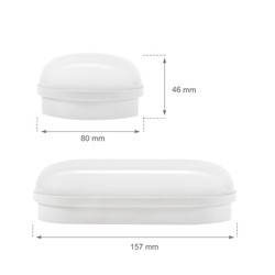 LED-Leuchte Technic 8 W 4000 K IP54, oval – Foto 8