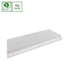 Linear LED luminaire Allday 80 W 3000 K IP20, asymmetric, white