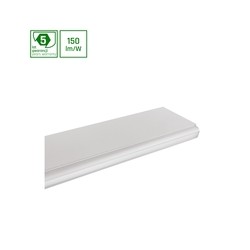 Linjär LED-armatur Allday 80 W 3000 K IP20, asymmetrisk, vit – foto 2