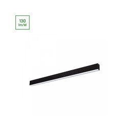 Linear LED luminaire Allday 36 W 3000 K IP20, black – photo 4