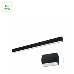 Luminária linear LED Allday 36 W 3000 K IP20, com detetor, preto – foto 2