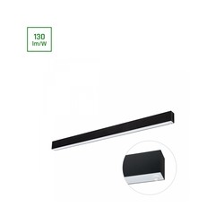 Lineaire LED-armatuur Allday 36 W 3000 K IP20, met bewegingsmelder, zwart – foto 4