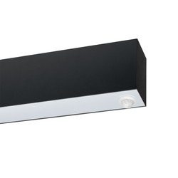 Luminaria lineal LED Allday 36 W 3000 K IP20, con detector, negro – foto 5