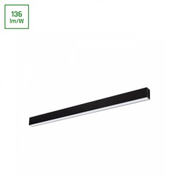 Lineaire LED-armatuur Allday 36 W 4000 K IP20, zwart – foto 2
