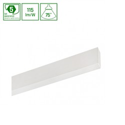Luminária linear LED Allday 55 W 3000 K IP20, branco
